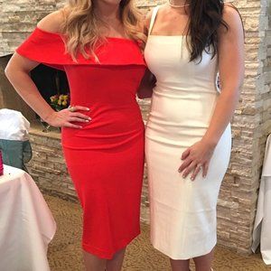 Cinq A Sept White Dress Size 8